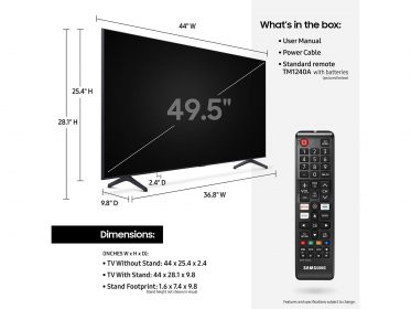 تلویزیون سامسونگ ۵۰″ Class TU7000 Crystal UHD 4K Smart TV