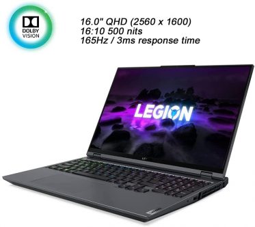 لپ تاپ لنوو Lenovo Legion 5 Pro 16ITH6 82JF0000US